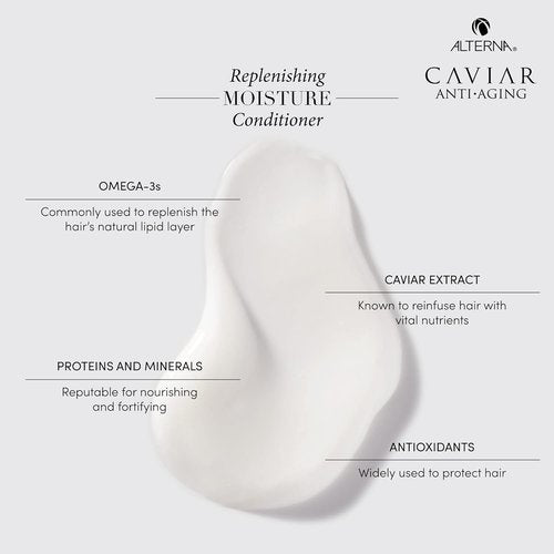 Alterna Caviar Anti-Aging Moisture Shampoo & Conditioner Set - Hydrating Formula for All Hair Types