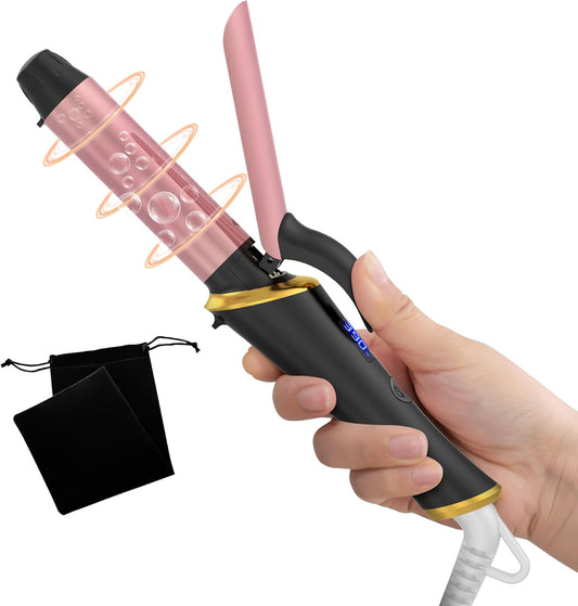 Ukliss Mini Curling Iron - Fast Heating 1-Inch Iron with Anti-Scald Tip & 5 Temp Settings | Perfect for Short Hair
