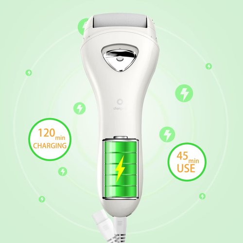 Electric Feet Callus Removers Rechargeable,Portable Electronic Foot File Pedicure Tools, Electric Callus Remover Kit,Professional Pedi Feet Care Perfect for Dead,Hard Cracked Dry Skin