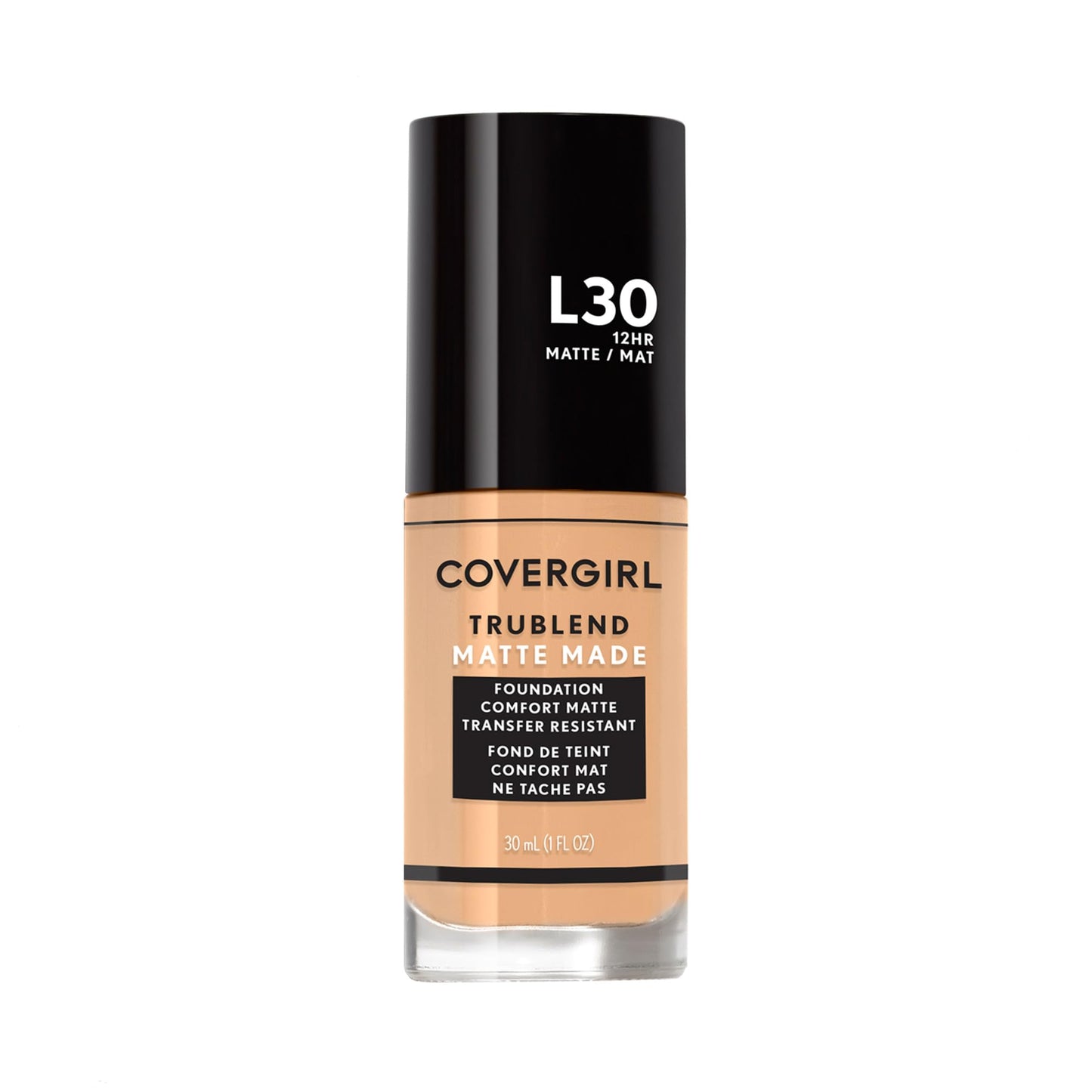 Covergirl Trublend Matte Made Liquid Foundation, L30 Golden Ivory, 1.014 Fl Oz