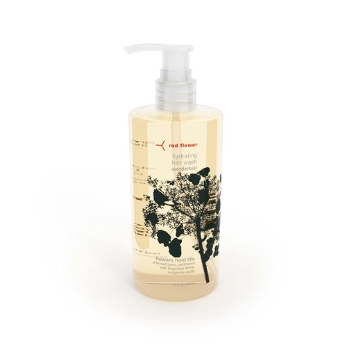 Red Flower Wanderlust Hydrating Shampoo - Sulfate-Free Moisture Boost with Coconut Glycerin & Pro-Vitamin B5, 10 oz