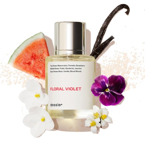 Dossier Floral Violet Eau de Parfum | Inspired by M. Jacobs Daisy | Vegan & Paraben-Free | 1.7 oz (50ml)