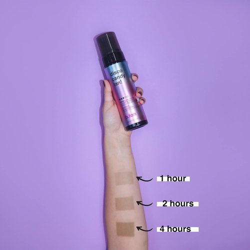 b.tan Dark Self Tanner Kit - Disco Candy Tan Bundle | 1-Hour Mousse, Sweat-Proof, Vegan & Cruelty-Free, 6.7 Fl Oz