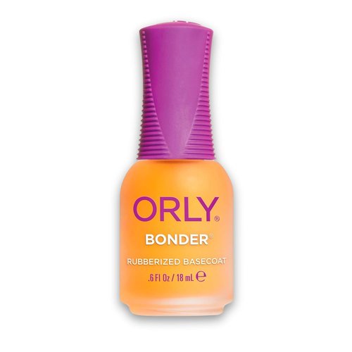 Orly Bonder - Rubberized Nail Polish Base Coat for Long-Lasting Manicures & Pedicures | Non-Toxic | 0.6 fl oz