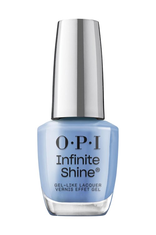 OPI Infinite Shine Strongevity | Opaque Bright Blue Crème Long Wear Gel Like Nail Polish | Vegan, Long Lasting, Streak Free