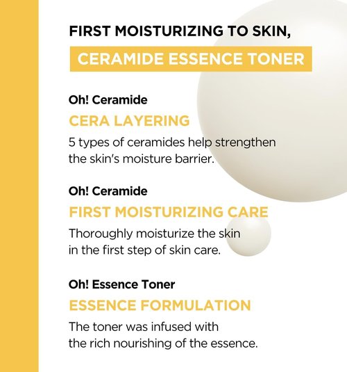BRTC Ceramide Toner - Deep Moisture Solution for Dry & Dull Skin | Korean Skincare (150ml, 5.70 fl. oz)