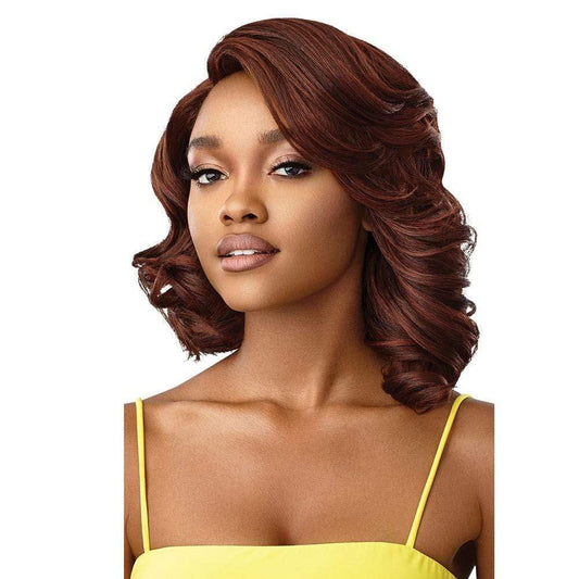 Outre The Daily Synthetic Lace Part Wig - DELANIA (1B Off Black)