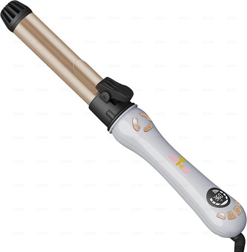 AIKO PRO 1.25 Inch Automatic Curling Iron - Self-Spinning Ceramic Curler with 12 Temps & Dual Voltage