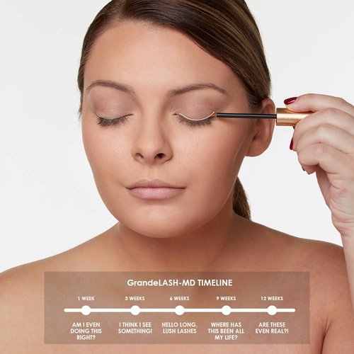 Grande Cosmetics GrandeLASH-MD Lash Enhancing Serum - Promotes Longer, Thicker Eyelashes | Cruelty-Free Formula