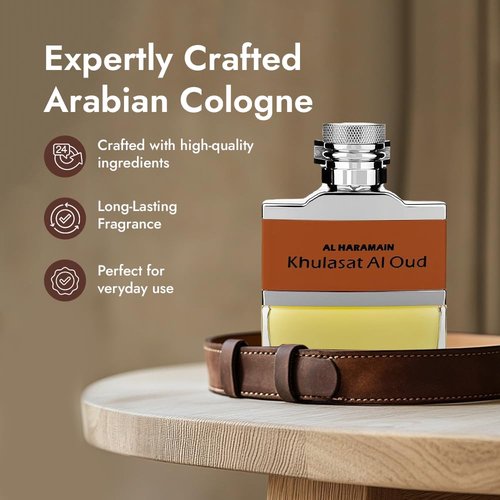 Khulasat Al Oud by Al Haramain for Unisex - 3.3 oz EDP Spray