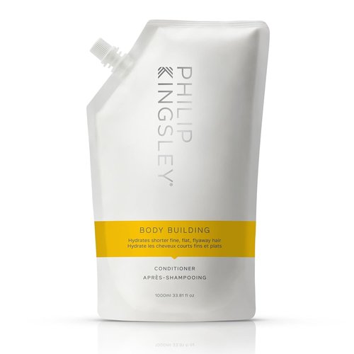 Philip Kingsley | Body Building Weightless Conditioner | Volumizing Formula for Fine Hair | 33.8oz Refill Pouch