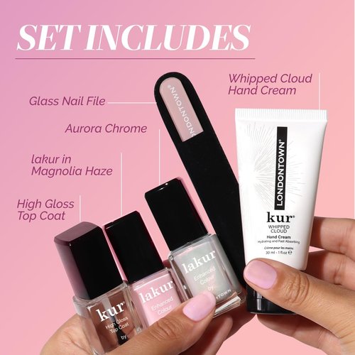 LONDONTOWN Manicure Set - Love & Lakur with Modern Chromance | Perfect Valentine’s Day Gift