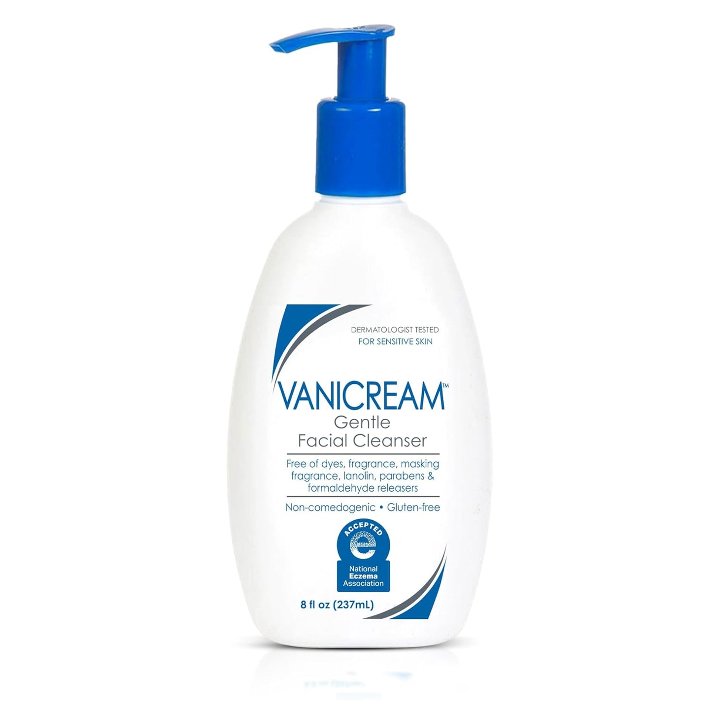 Vanicream Gentle Facial Cleanser - 8 Fl Oz | Irritant-Free Formula for Sensitive Skin