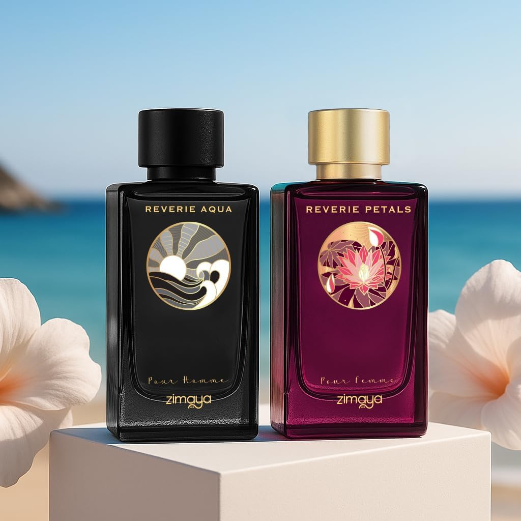 Zimaya Reverie Aqua Pour Homme Eau De Parfum - Refreshing Fragrance, 3.4 Fl. Oz