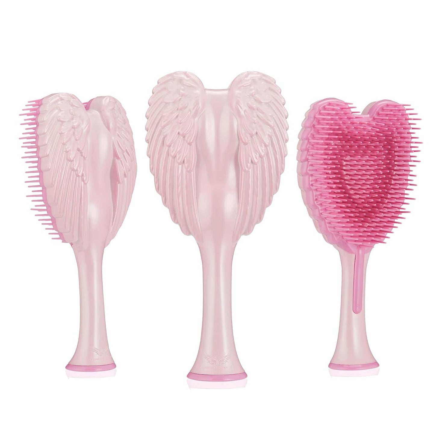Tangle Angel Detangling Hair Brush - Anti-Static Wing Design for Effortless Styling | Gloss Pink