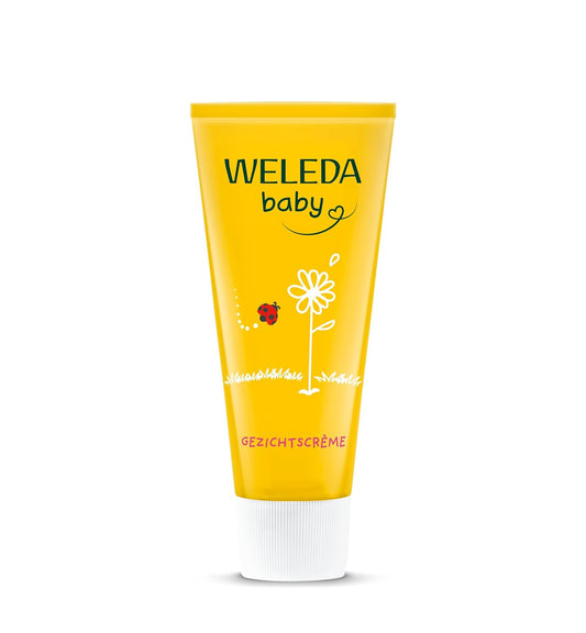 Weleda Calendula Baby Face Cream - Gentle Moisturizer for Delicate Skin | 1.7 oz