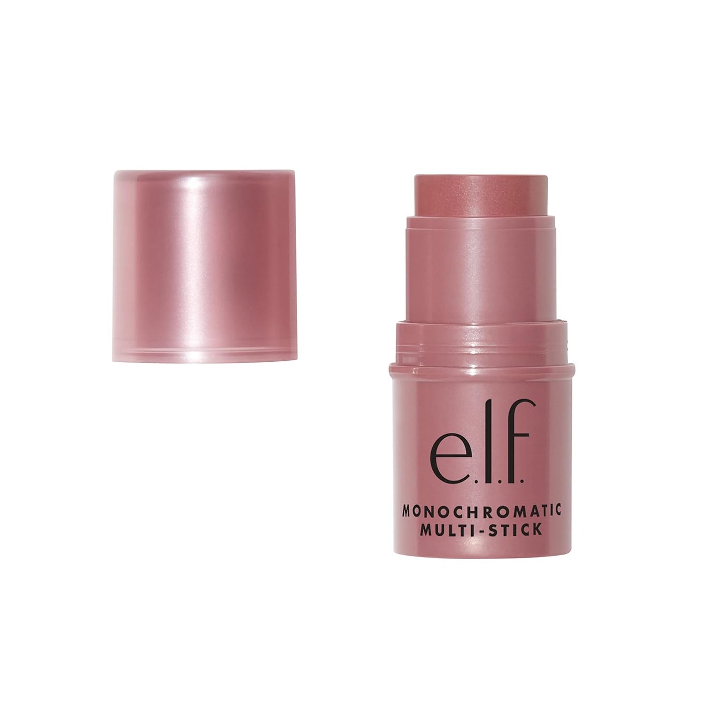 e.l.f. Monochromatic Multi Stick, Luxuriously Creamy & Blendable Color, For Eyes, Lips & Cheeks, Bronzed Cherry, 0.17 Oz (5g)