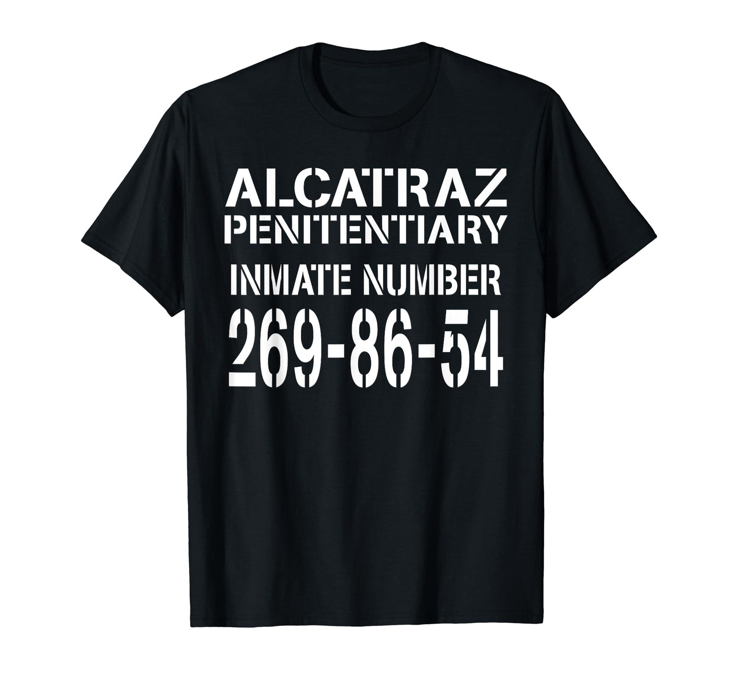 Alcatraz Prison Funny Prisoner Costume Halloween T-Shirt