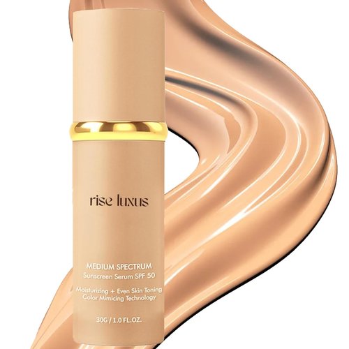 Rise Luxus Ultrablend 4 in 1 Foundation,Match Foundation 4 in 1, 4 in 1 Foundation Liquid with SPF 50, 4 in 1 Concealer, Moisturizer (1pc)