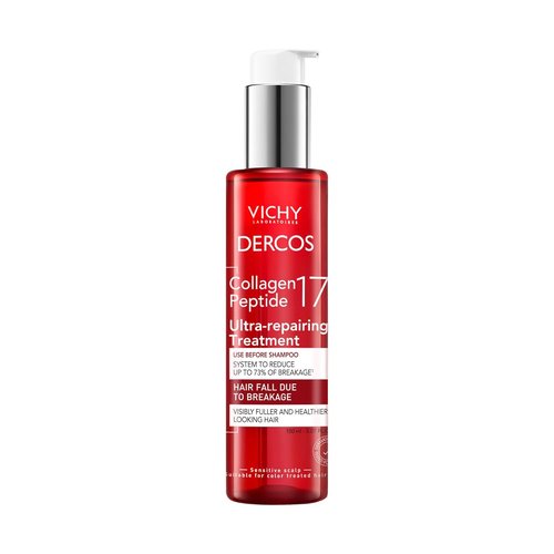 Dercos Collagen Peptide 17 Ultra-Repairing Hair Treatment - 150ml | Strengthens & Reduces Breakage