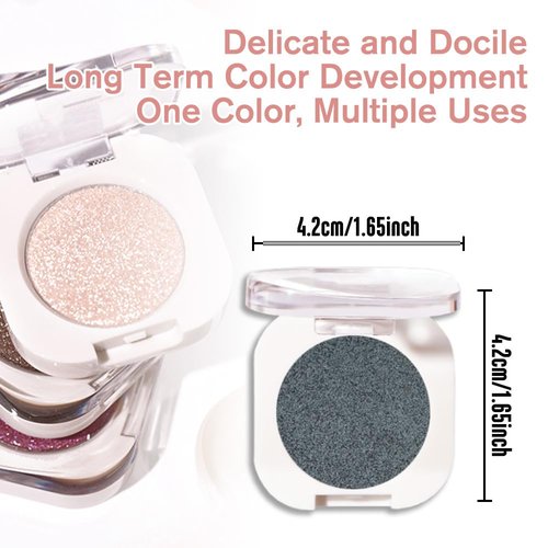 FeiCuiYun Matte Eye Shadow Palette - Dark Teal Waterproof Eyeshadow for Women | Perfect for Halloween & Parties