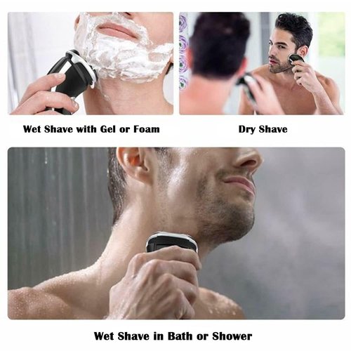 Philips SH50/52 Replacement Heads - Compatible with Series 5000 Electric Shaver | 3-Pack with Brush