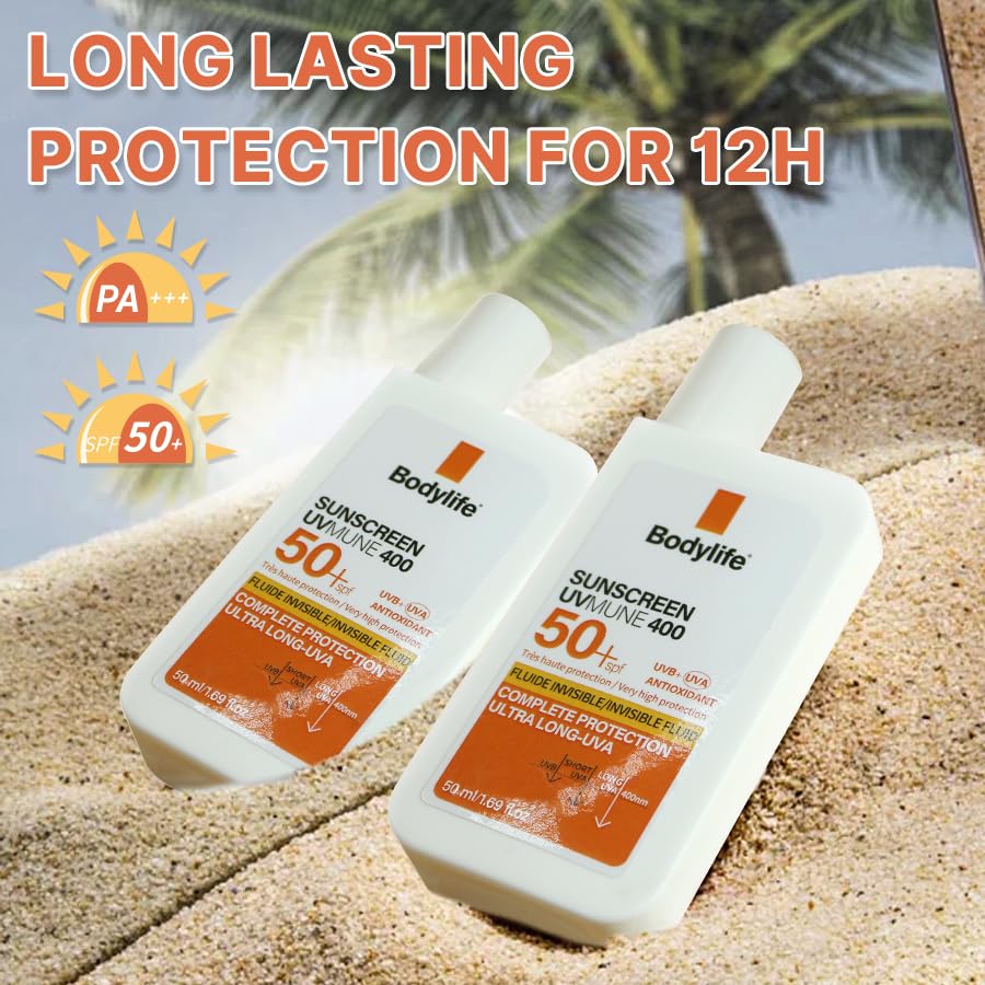 Skiennix Face Sunscreen SPF 50+ | Broad Spectrum Protection with Antioxidants | 1.69 fl. oz