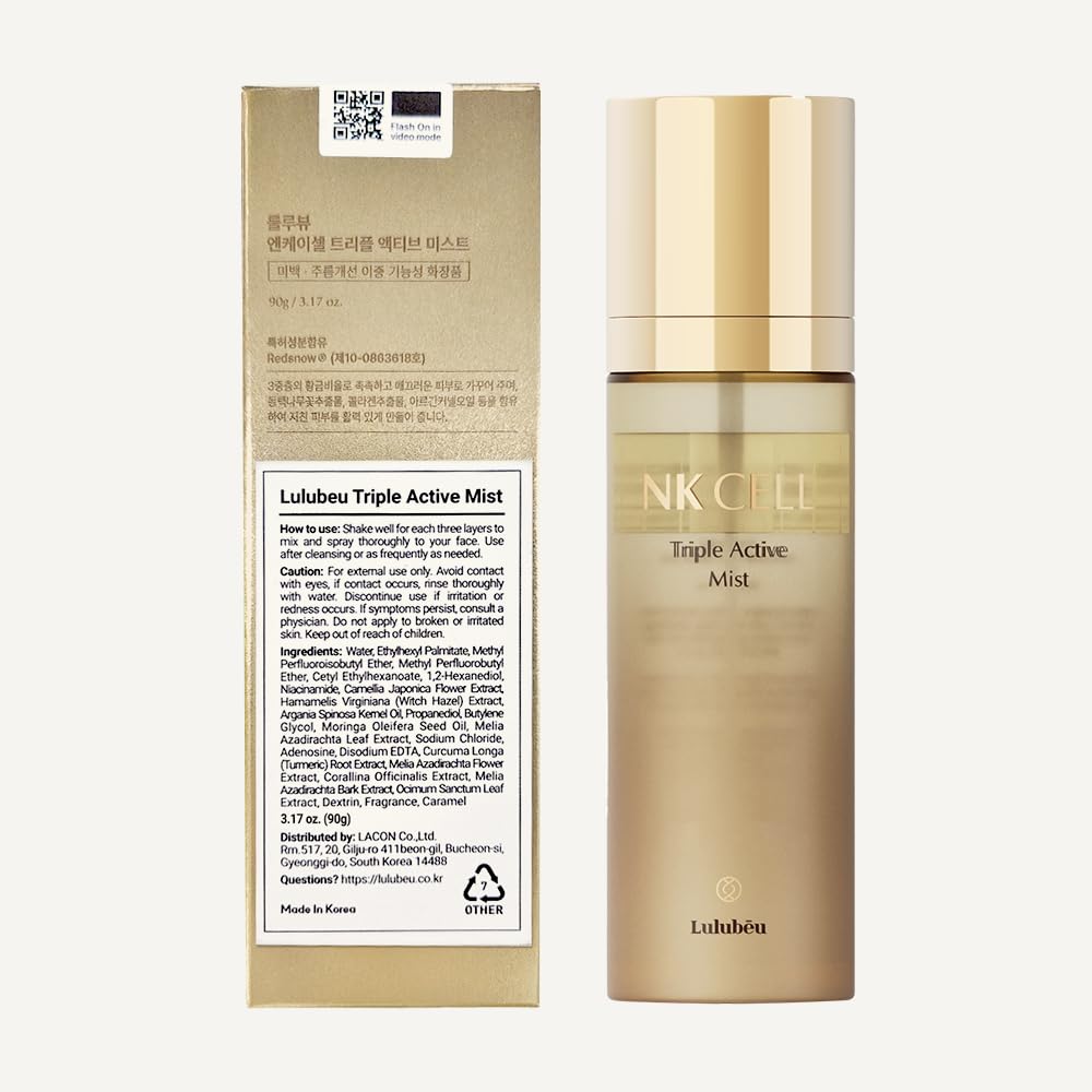 Triple Active Mist | Korean Skincare Glow Spray Serum for Radiant, Dewy Skin - Hydrating Daily Treatment