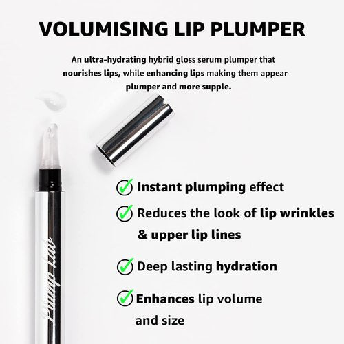 Plump Lab Lip Plumper - Clear Hydrating Gloss for Volumizing Lips | Plumping Treatment