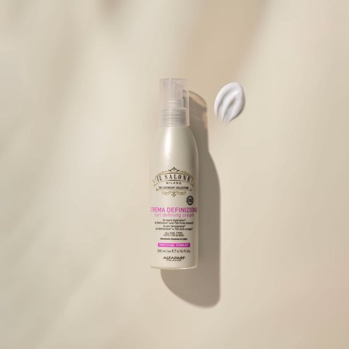Il Salone Milano Curl Defining Cream - Anti-Frizz & Heat Protection - Adds Definition & Shine | 6.76 fl oz (200ml)