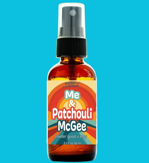 Frankie & Myrrh Aromatherapy Spray - Patchouli Orange Vanilla (2 Fl Oz) + Sticker Pack & Bonus Gift