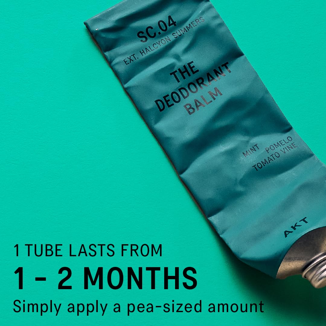 AKT Deodorant Balm - Award-Winning Natural Formula | Plastic-Free & Gender-Free | 50ml/1.76 FL.OZ