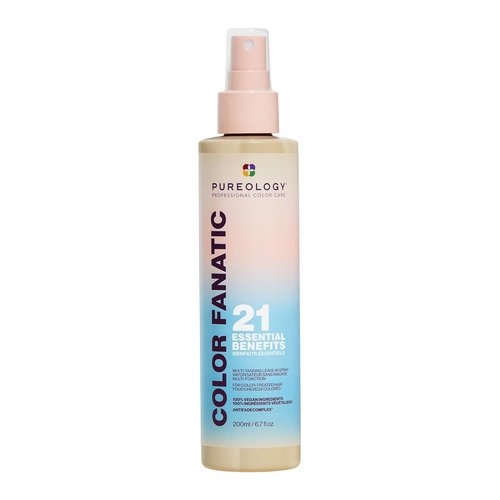 Pureology Color Fanatic Leave-In Spray - Multi-Tasking Detangler & Frizz Control, 21 Benefits, Vegan, Color Safe