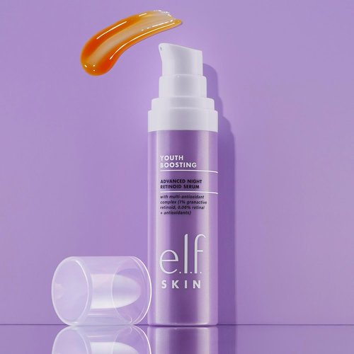 e.l.f. SKIN Youth Boosting Night Retinoid Serum - Anti-Aging Formula for Fine Lines & Wrinkles, Vegan