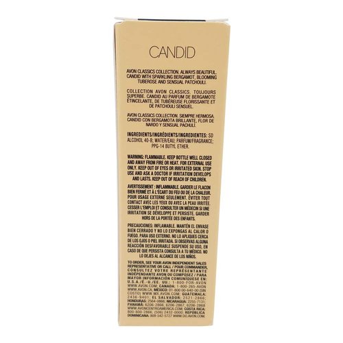 AVON Candid Classics Cologne for Men - Long-Lasting Amber Floral Scent | 1.7 oz Travel Size Gift