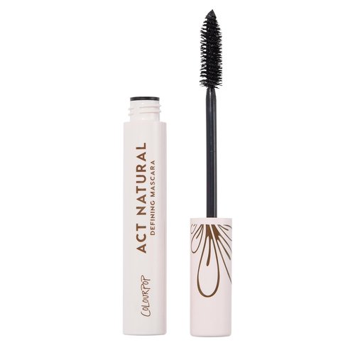 ColourPop Act Natural Defining Mascara - Clump-Free Black Formula for Lifted, Defined Lashes - 0.3 oz
