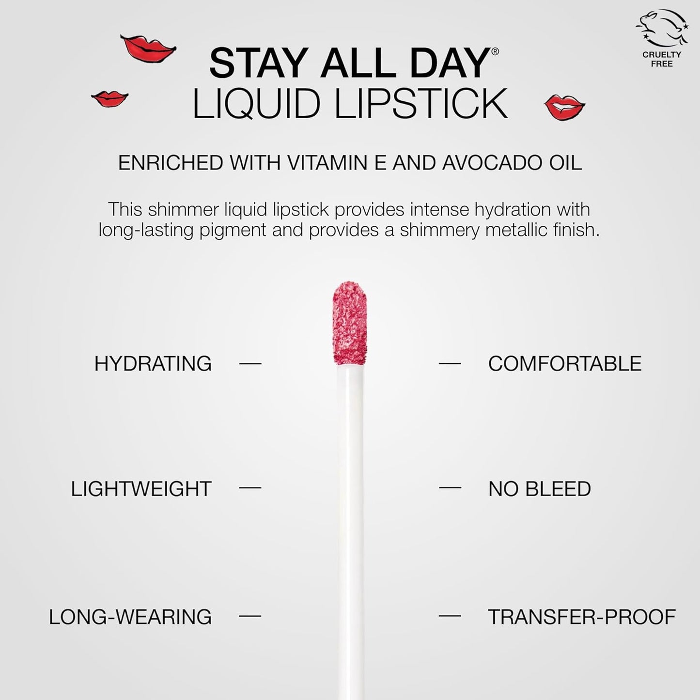 Stila Stay All Day Liquid Lipstick - Sheer & Shimmer Finish for Long-Lasting Wear