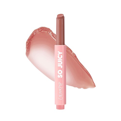 ColourPop So Juicy Plumping Lip Gloss Balm - Hydrating Non-Sticky Formula with Peptides - Buildable Color & Visible Lip Plumping - Doe (0.07 oz)