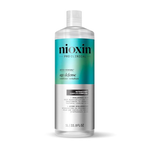 Nioxin Age Defense Conditioner - Strengthening & Moisturizing Formula with Hyaluronic Acid | Paraben, Sulfate & Silicone-Free