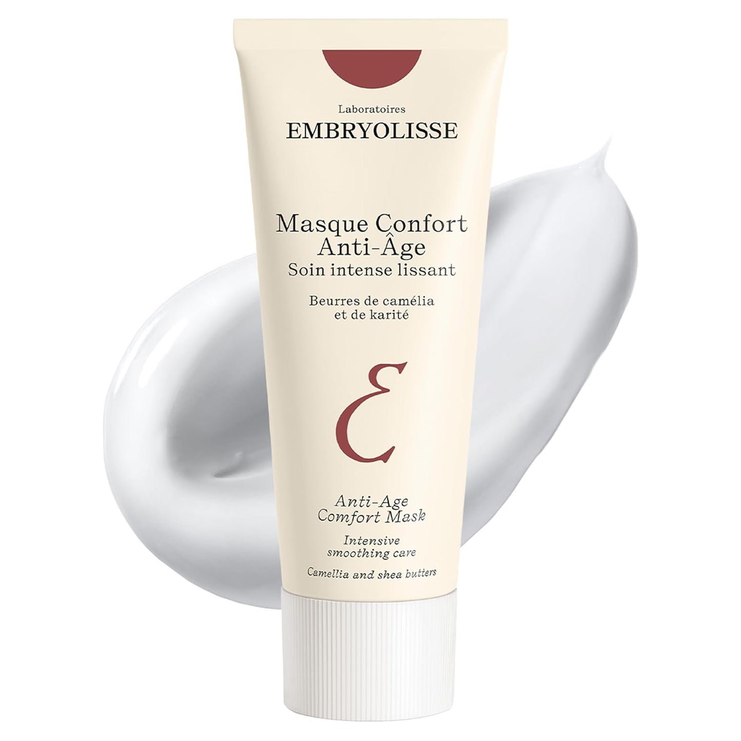 Embryolisse Anti-Age Comfort Mask - Hyaluronic Acid & Vitamin E Night Cream, 2.03 Fl Oz | Paraben Free