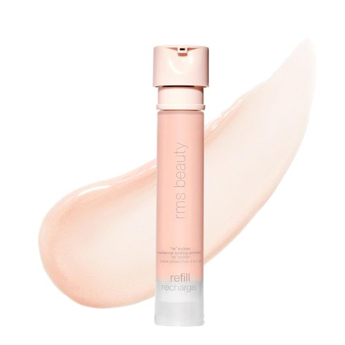 RMS Beauty RE:Evolve Radiance Locking Primer - Lightweight, Oil-Free Makeup Base for Pore Minimizing, 1 oz