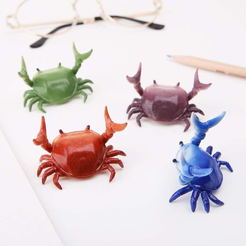 MosBug Cute Crab Pen Holder - Creative Weightlifting Design for Stylish Desk Organization | Unique Gift Idea