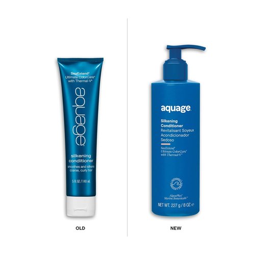 AQUAGE SeaExtend Silkening Conditioner - Frizz-Free, Sleek Styling & Improved Manageability | 8 oz