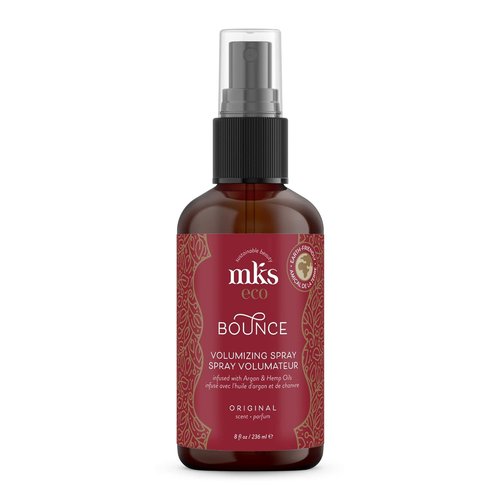 MKS Eco Bounce Volumizing Spray - Original Scent, 8 Fl Oz | Natural Weightless Volume with Argan Oil