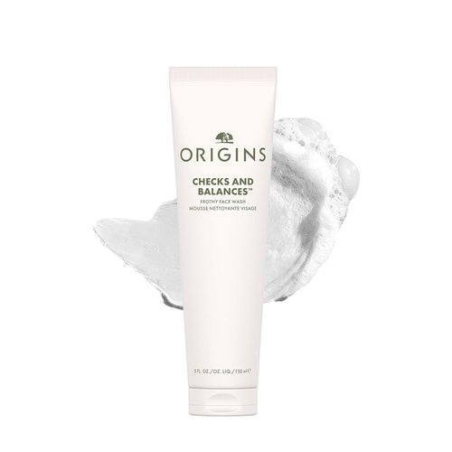 Origins Checks and Balances Frothy Face Wash - Gentle Cleanser for All Skin Types with Mint