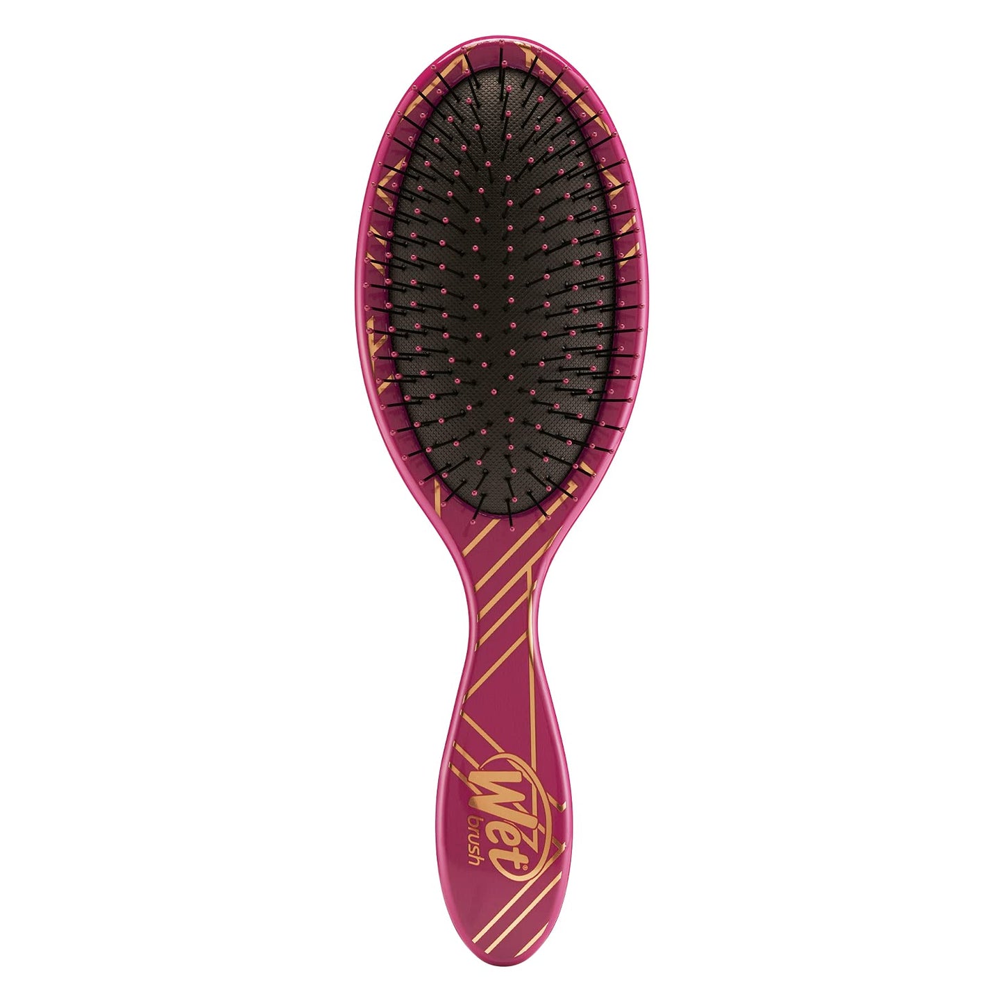 Wet Brush Original Detangler Brush - Free Spirit, Sangria - All Hair Types - Ultra-Soft IntelliFlex Bristles Glide Through Tangles with Ease - Pain-Free Comb for Men, Women, Boys and Girls