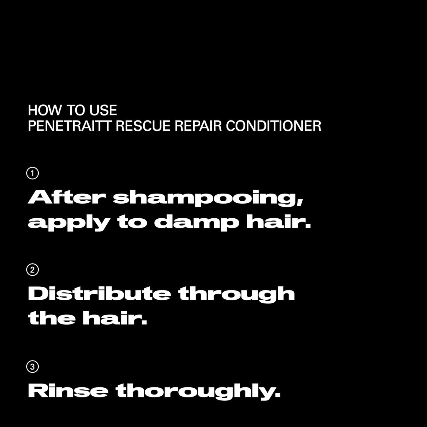 Sebastian Professional Penetraitt Rescue Repair Conditioner - Strengthens & Moisturizes Damaged Hair | 6.7 Fl Oz