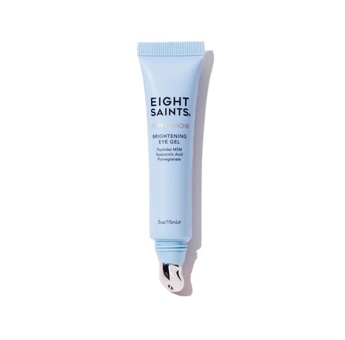 Eight Saints Brightening Eye Gel - Natural Anti-Aging Formula to Reduce Puffiness & Wrinkles | 0.5 Ounces