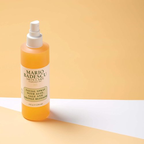 Mario Badescu Facial Spray with Aloe, Sage and Orange Blossom for All Skin Types | Face Mist that Hydrates & Uplifts