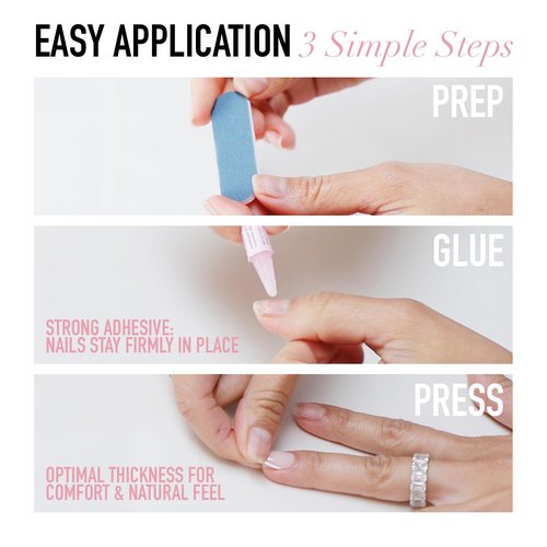 Glamnetic Press-On Nails | Ma Damn Mani Pedi | White French Tip Press-On Nails and Press-On Toenails